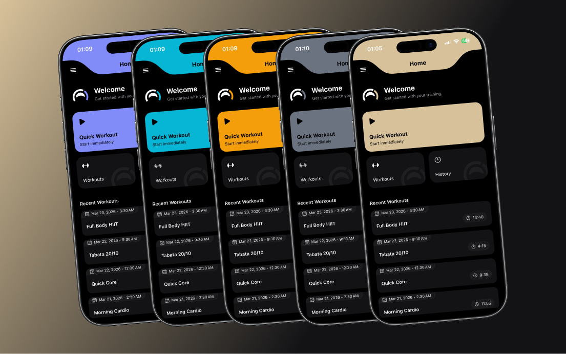 Theme variations and visual customization.